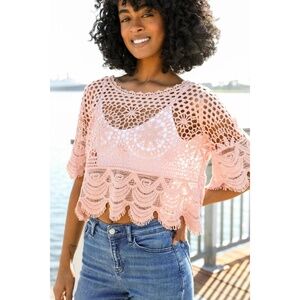 Crochet crop top